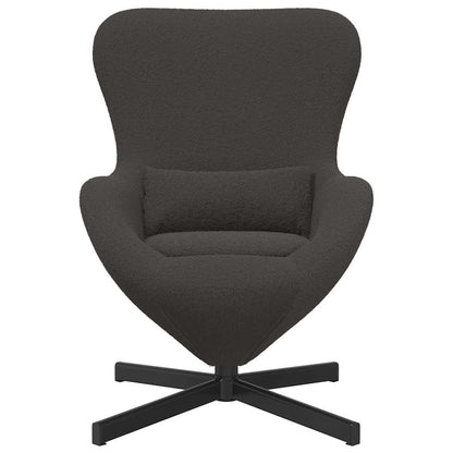 Eiersessel Dunkelgrau 63 x 73 x 90 cm Stoff