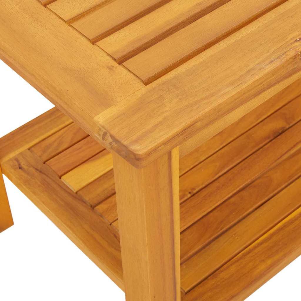 vidaXL Beistelltisch Braun 70 x 40 x 45 cm Massivholz Akazie