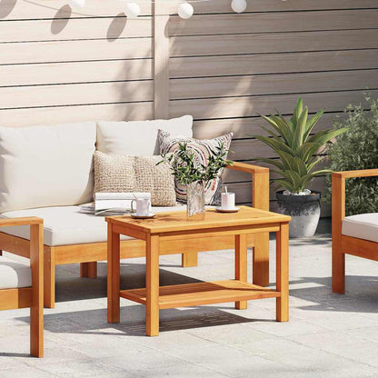 vidaXL Beistelltisch Braun 70 x 40 x 45 cm Massivholz Akazie