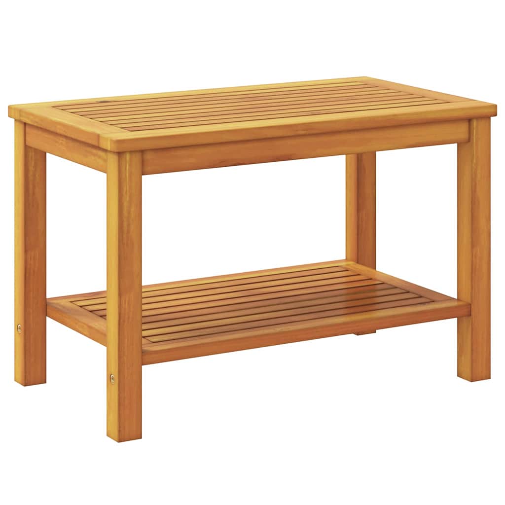 vidaXL Beistelltisch Braun 70 x 40 x 45 cm Massivholz Akazie