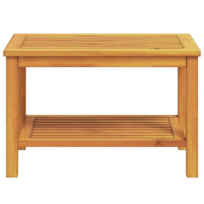 vidaXL Beistelltisch Braun 70 x 40 x 45 cm Massivholz Akazie