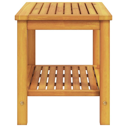 vidaXL Beistelltisch Braun 70 x 40 x 45 cm Massivholz Akazie