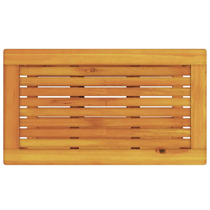 vidaXL Beistelltisch Braun 70 x 40 x 45 cm Massivholz Akazie