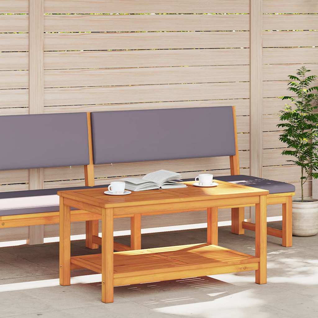 vidaXL Beistelltisch Braun 90 x 50 x 45 cm Massivholz Akazie