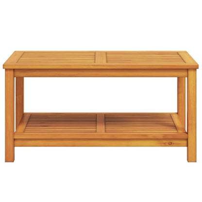 vidaXL Beistelltisch Braun 90 x 50 x 45 cm Massivholz Akazie