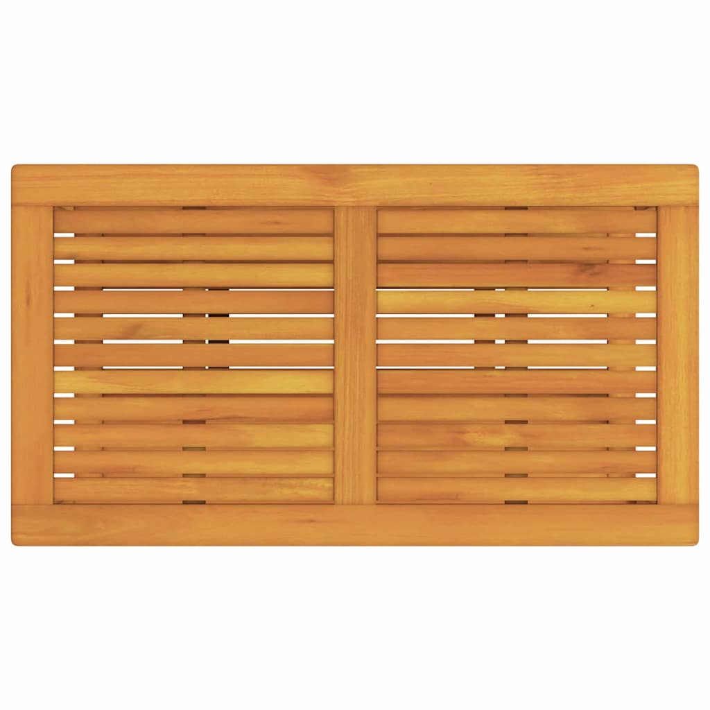 vidaXL Beistelltisch Braun 90 x 50 x 45 cm Massivholz Akazie