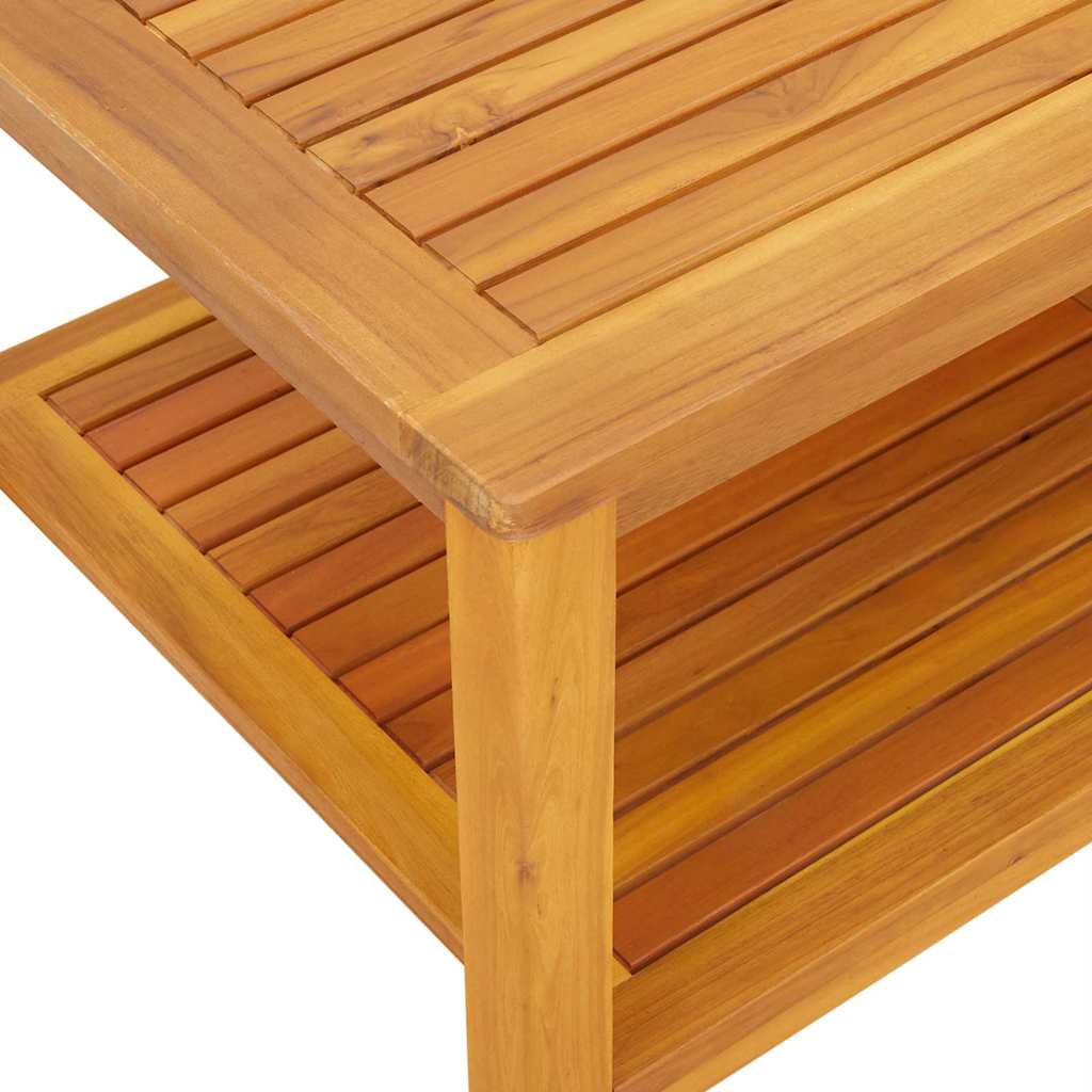 vidaXL Beistelltisch Braun 110 x 55 x 45 cm Massivholz Akazie