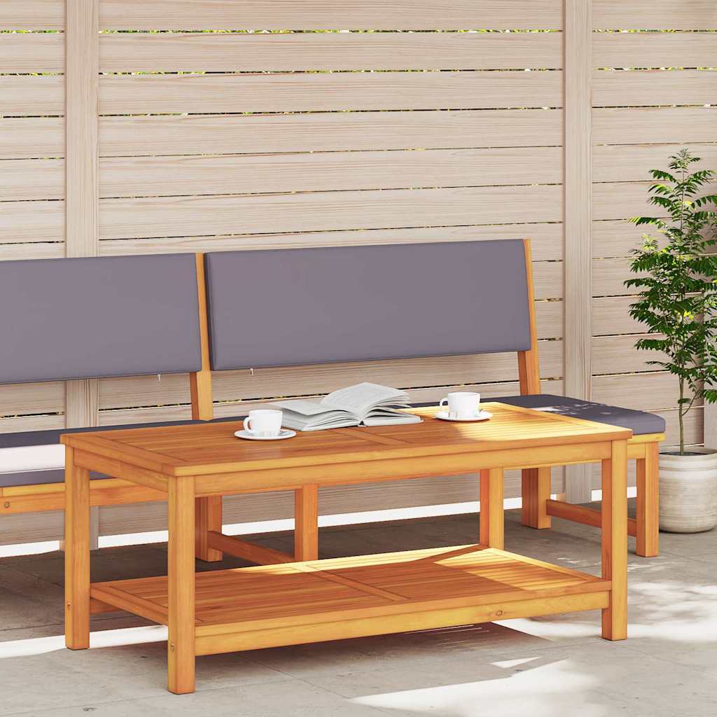 vidaXL Beistelltisch Braun 110 x 55 x 45 cm Massivholz Akazie
