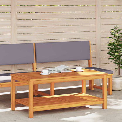 vidaXL Beistelltisch Braun 110 x 55 x 45 cm Massivholz Akazie