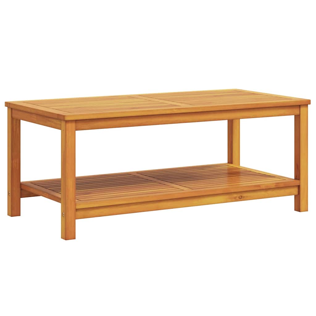 vidaXL Beistelltisch Braun 110 x 55 x 45 cm Massivholz Akazie