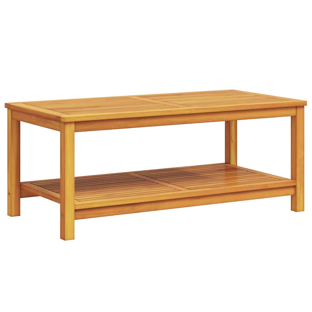 vidaXL Beistelltisch Braun 110 x 55 x 45 cm Massivholz Akazie