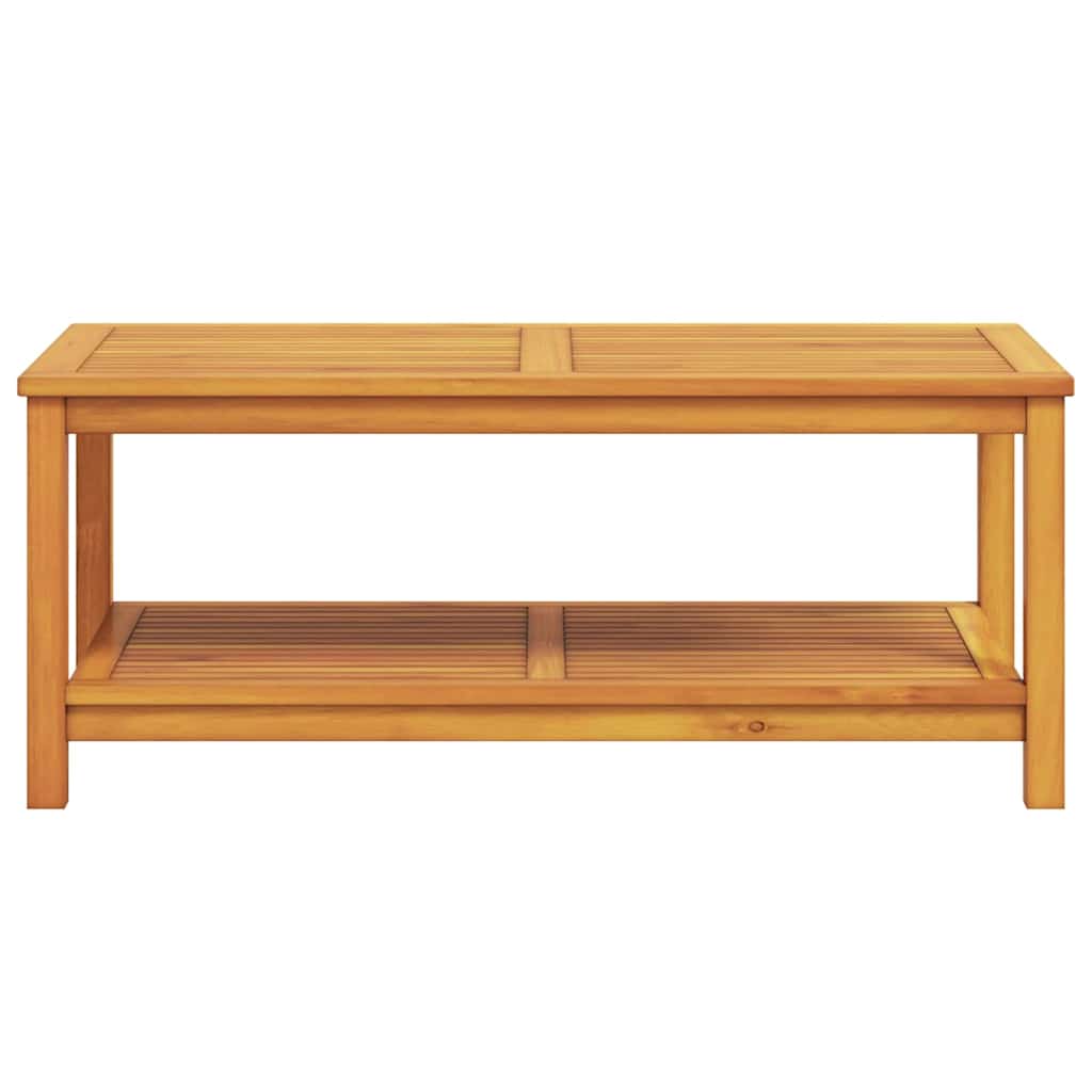 vidaXL Beistelltisch Braun 110 x 55 x 45 cm Massivholz Akazie