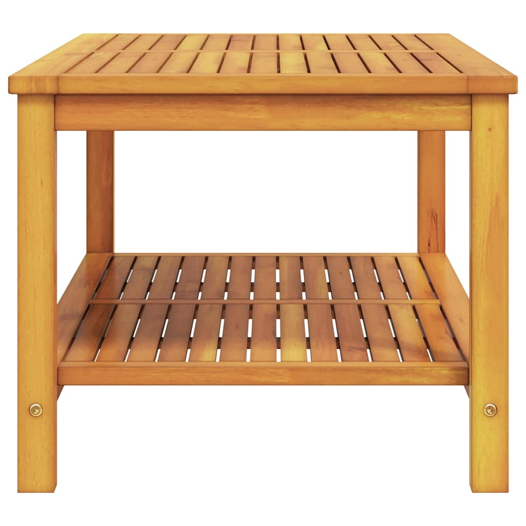 vidaXL Beistelltisch Braun 110 x 55 x 45 cm Massivholz Akazie