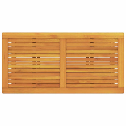 vidaXL Beistelltisch Braun 110 x 55 x 45 cm Massivholz Akazie