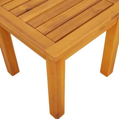 vidaXL Beistelltisch Braun 35 x 35 x 34 cm Massivholz Akazie