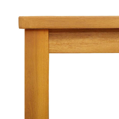 vidaXL Beistelltisch Braun 35 x 35 x 34 cm Massivholz Akazie