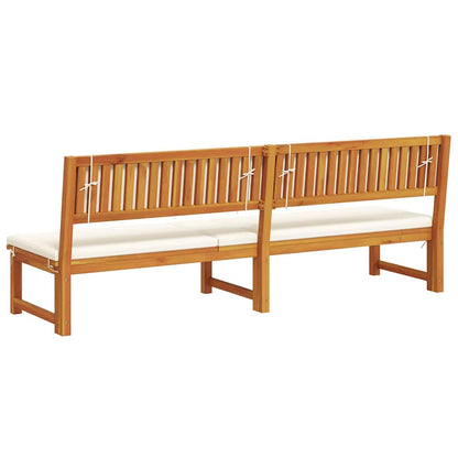 Sonnenliege Öl-Natur 200 x 57 x 75cm Massivholz Akazie