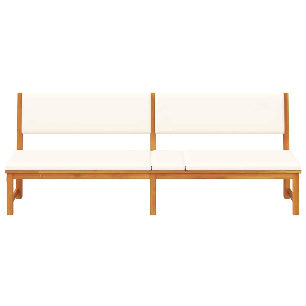 Sonnenliege Öl-Natur 200 x 57 x 75cm Massivholz Akazie