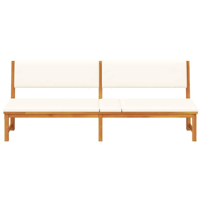 Sonnenliege Öl-Natur 200 x 57 x 75cm Massivholz Akazie