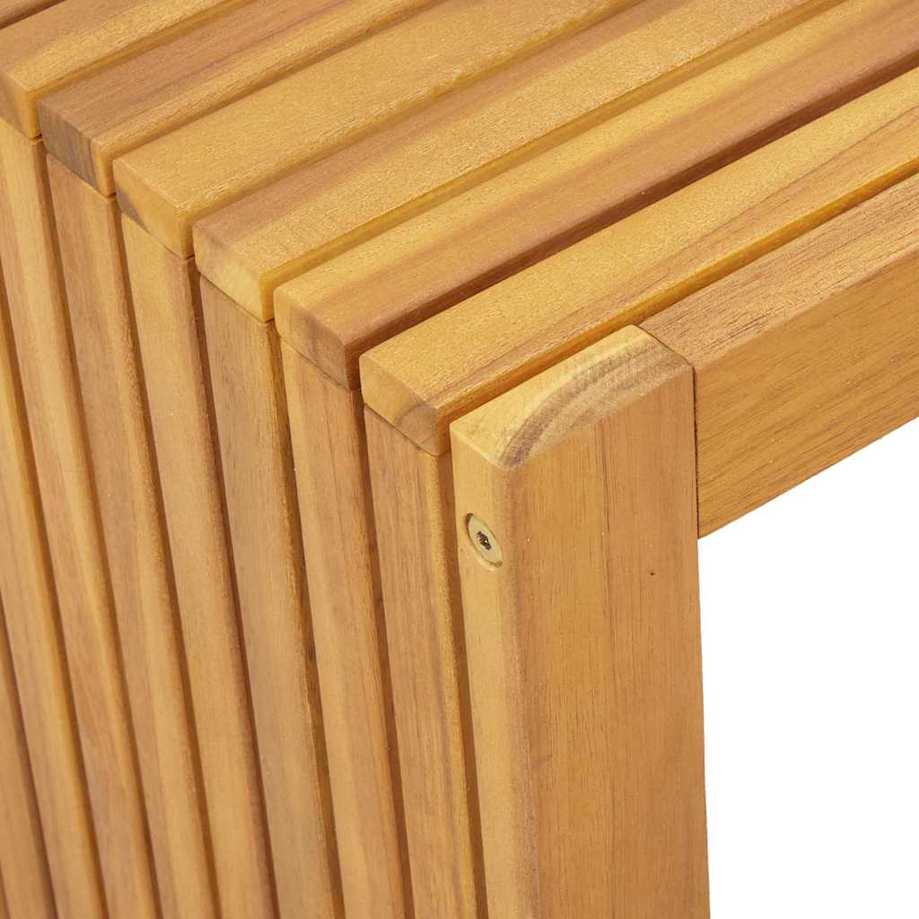 vidaXL Beistelltisch Öl-Natur 70 x 35 x 35 cm Massivholz Akazie