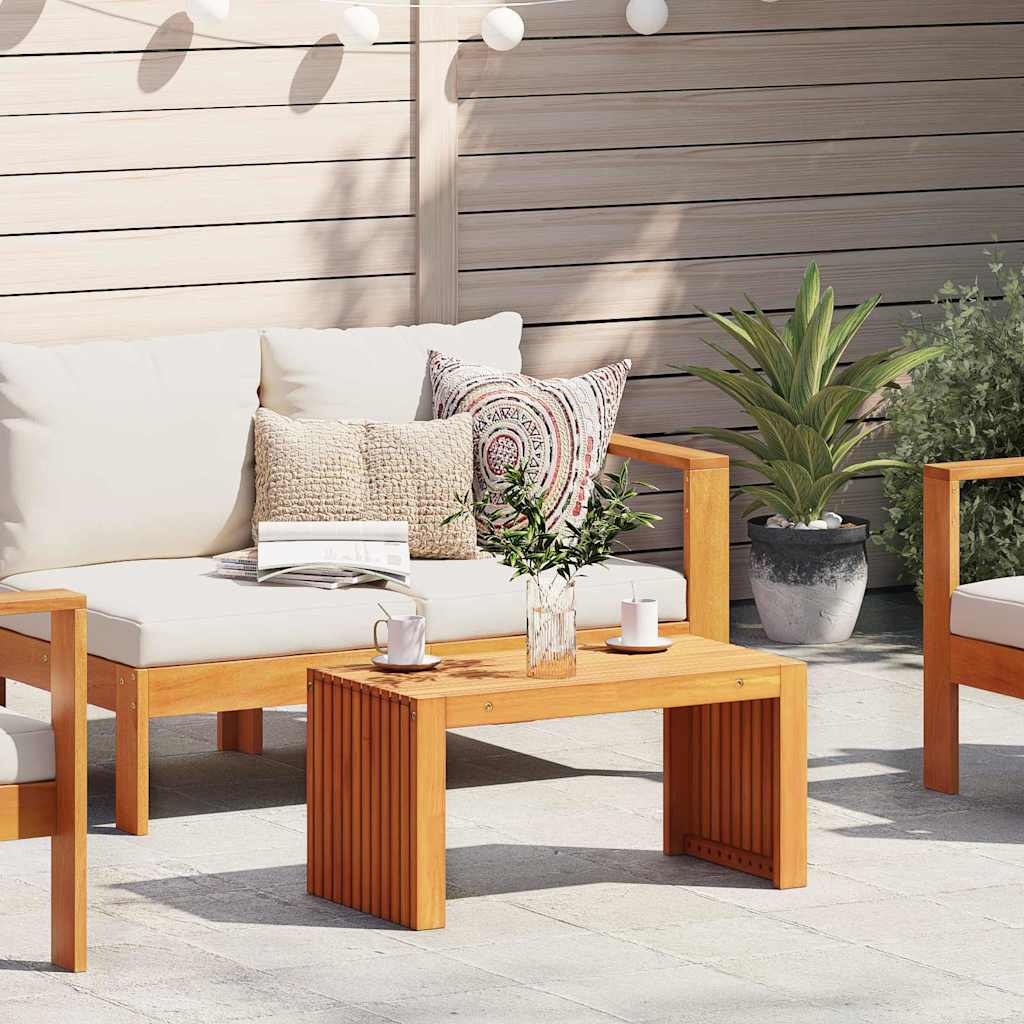 vidaXL Beistelltisch Öl-Natur 70 x 35 x 35 cm Massivholz Akazie