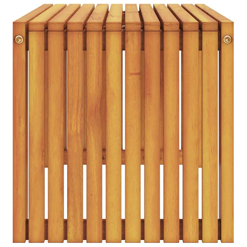 vidaXL Beistelltisch Öl-Natur 70 x 35 x 35 cm Massivholz Akazie