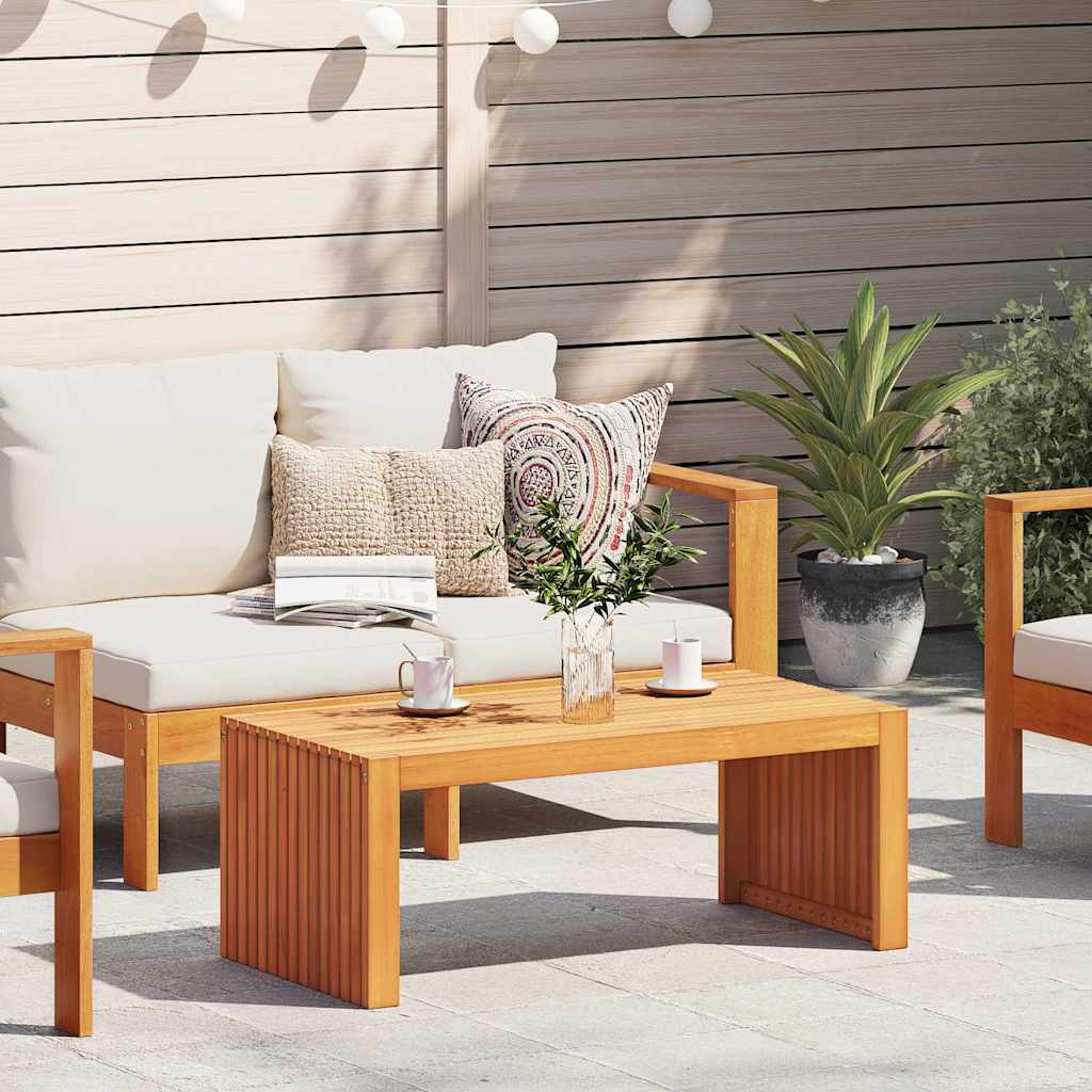vidaXL Beistelltisch Öl-Natur 90 x 45 x 35 cm Massivholz Akazie