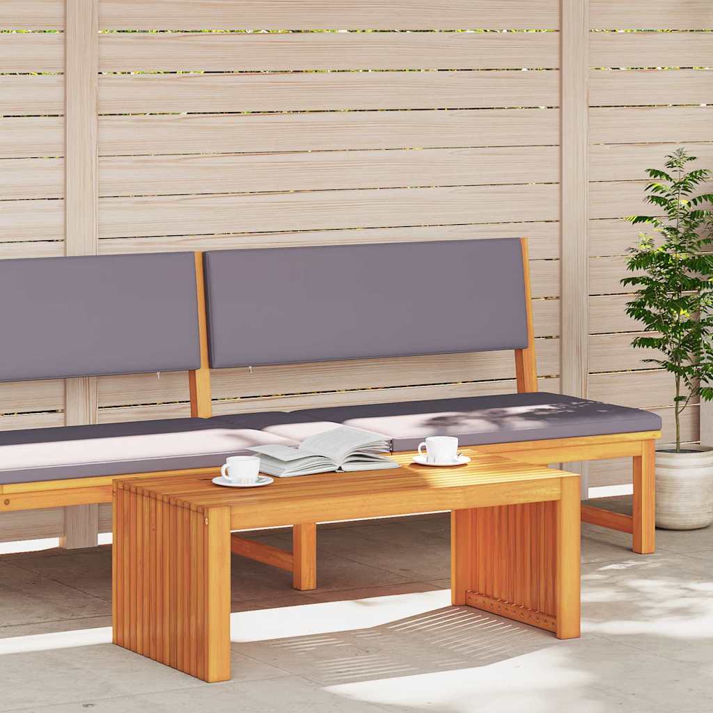 vidaXL Beistelltisch Öl-Natur 90 x 45 x 35 cm Massivholz Akazie
