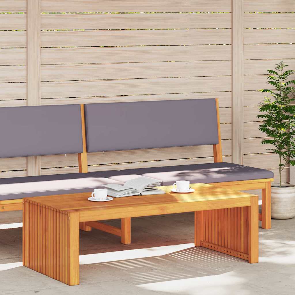 vidaXL Beistelltisch Öl-Natur 110 x 55 x 35 cm Massivholz Akazie