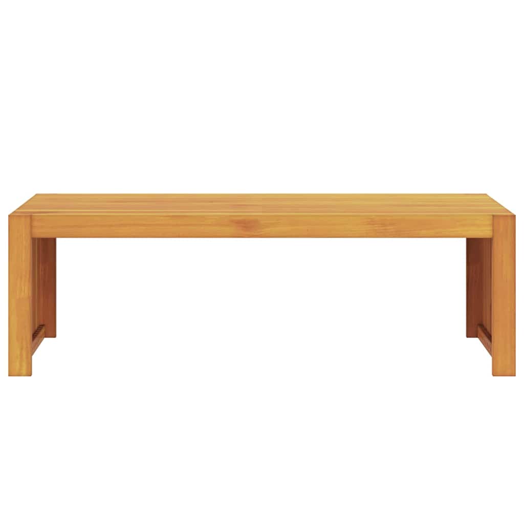 vidaXL Beistelltisch Öl-Natur 110 x 55 x 35 cm Massivholz Akazie