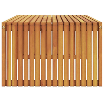 vidaXL Beistelltisch Öl-Natur 110 x 55 x 35 cm Massivholz Akazie