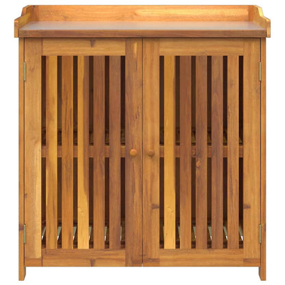 vidaXL Garten-Schrank Natur 93 x 41,5 x 98 cm Massivholz Akazie