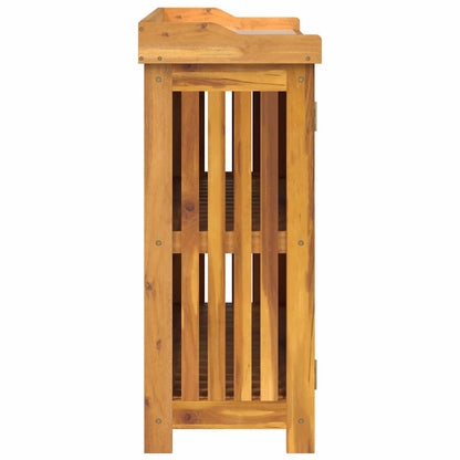 vidaXL Garten-Schrank Natur 93 x 41,5 x 98 cm Massivholz Akazie
