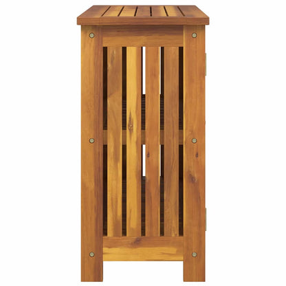 vidaXL Garten-Schrank mit Regal Natur 75 x 35 x 70cm Massivholz Akazie