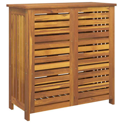 vidaXL Garten-Schrank mit Regal Natur 90 x 40 x 90cm Massivholz Akazie