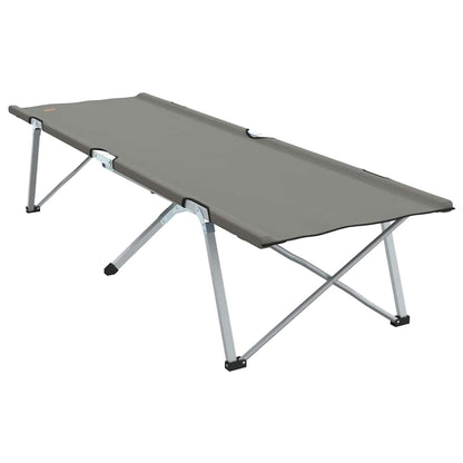 Klapp Schlafbett fürs Camping 2 pcs Grau 194 x 62,5 x 42,5 cm