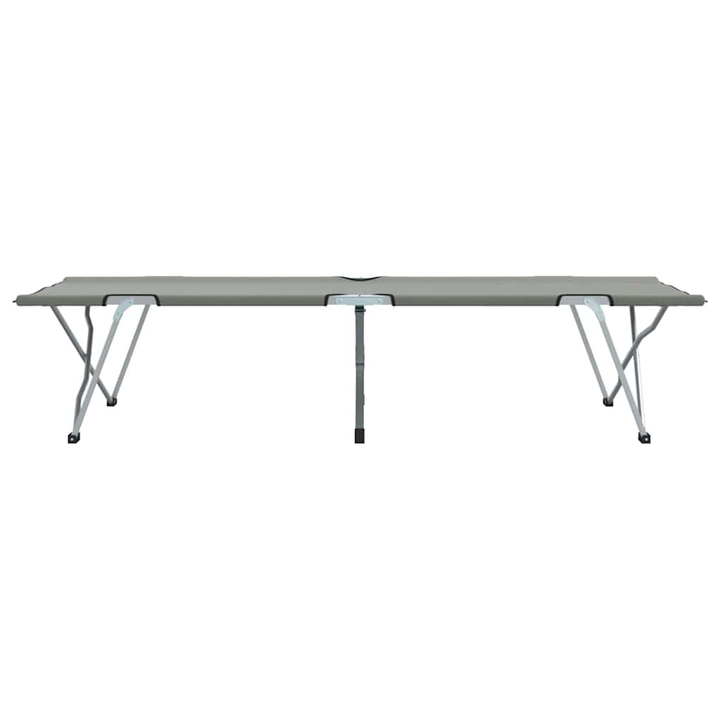 Klapp Schlafbett fürs Camping 2 pcs Grau 194 x 62,5 x 42,5 cm