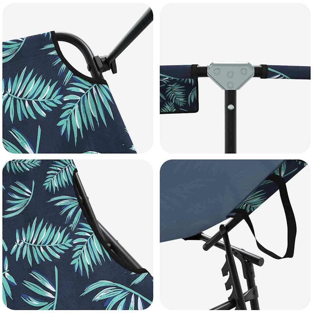 Klappbare Sonnenliege Mehrfarbig 190 x 57 x 81 cm Oxford