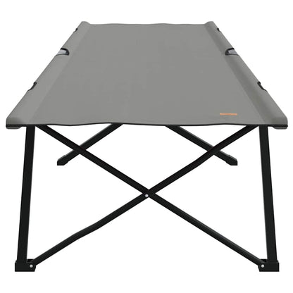 Klapp Schlafbett fürs Camping 2 pcs Grau 206 x 76 x 74 cm