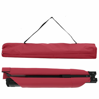 Klapp Schlafbett fürs Camping 2 pcs Rot 210 x 80 x 46 cm