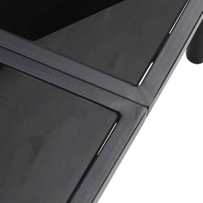 Garten Essgruppe 4 pcs Braun Poly-Rattan