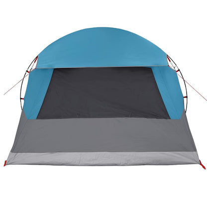 vidaXL Kuppelzelt mit Dach mit Speicher Blau 455 x 252 x 178 cm