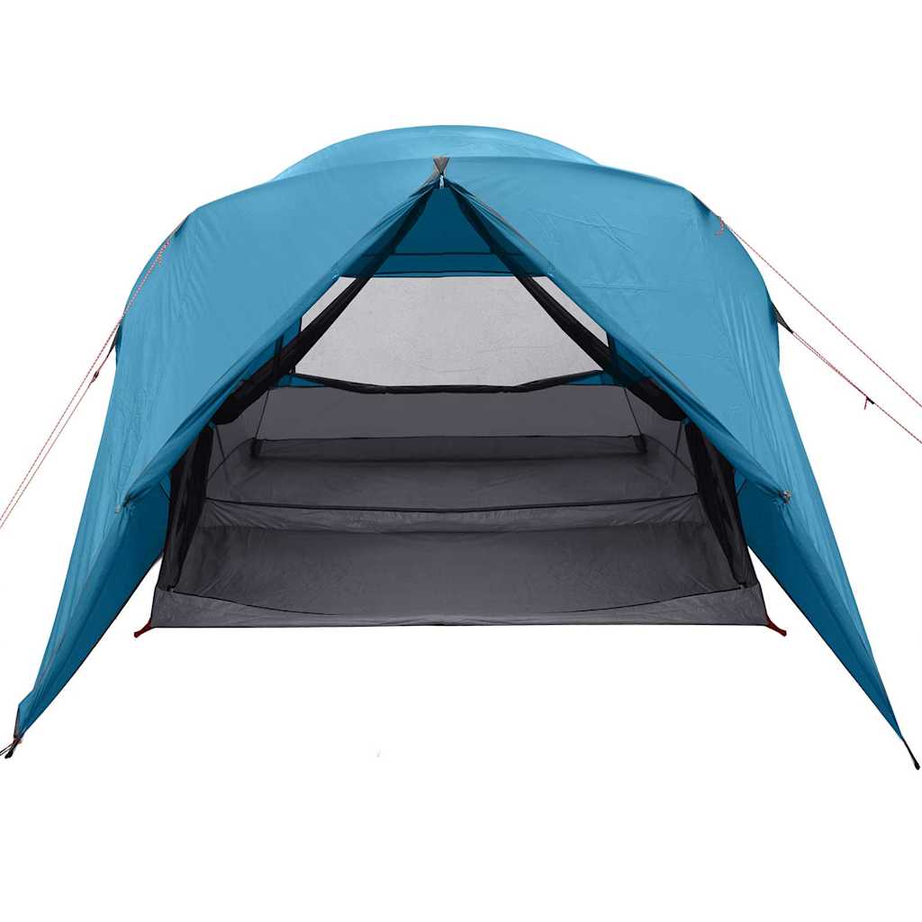 vidaXL Kuppelzelt mit Dach mit Speicher Blau 455 x 252 x 178 cm