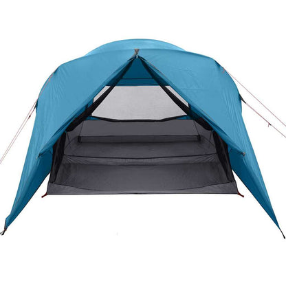 vidaXL Kuppelzelt mit Dach mit Speicher Blau 455 x 252 x 178 cm