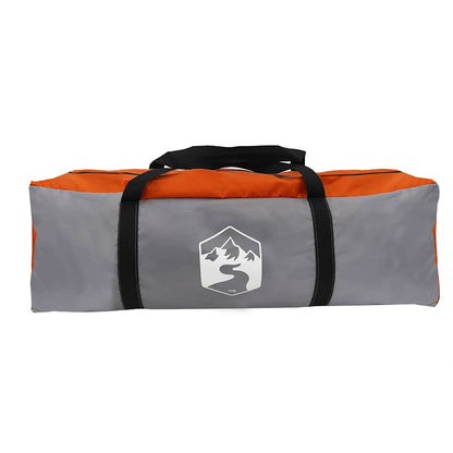 vidaXL Kuppelzelt mit Dach Grau und Orange 455 x 252 x 178 cm