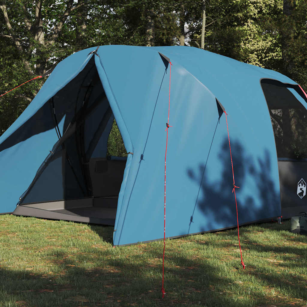 vidaXL Kuppelzelt mit Dach mit Speicher Blau 500 x 314 x 206 cm