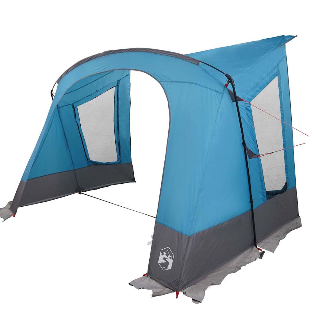 vidaXL Caravan Zelt mit Dach mit Speicher Blau 252 x 245 x 245 cm