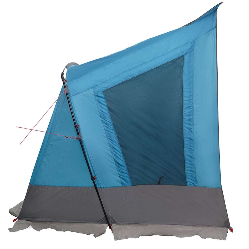 vidaXL Caravan Zelt mit Dach mit Speicher Blau 252 x 245 x 245 cm