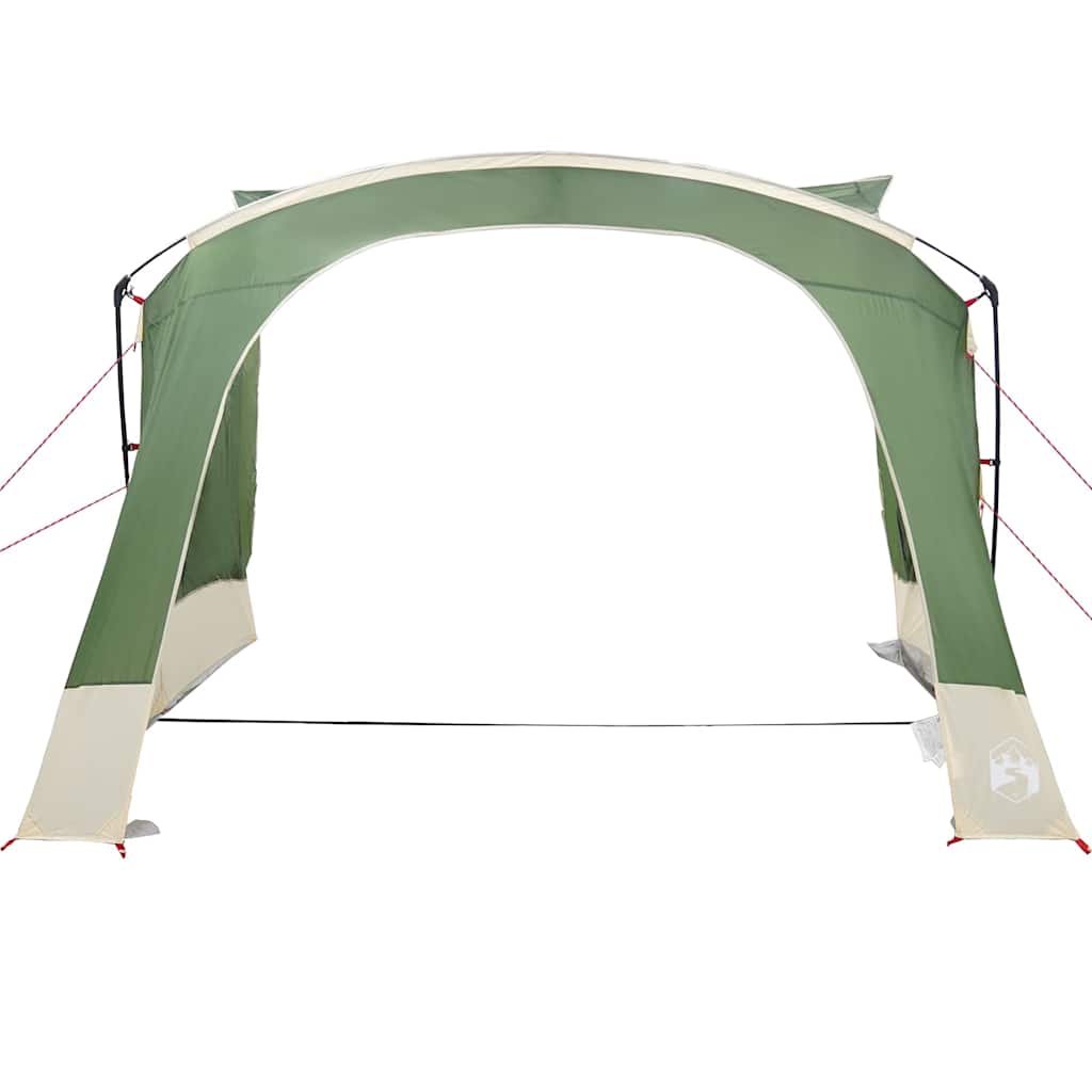 vidaXL Caravan Zelt mit Dach mit Speicher Grün 410 x 275 x 245 cm
