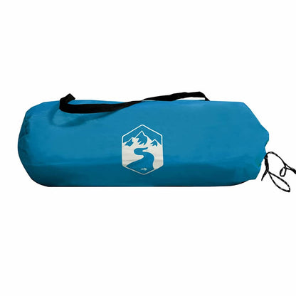 vidaXL Caravan Zelt mit Dach mit Speicher Blau 410 x 275 x 245 cm
